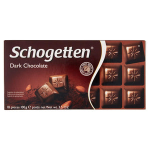 Schogetten dark chocolate 18 pieces 100g