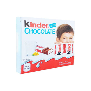 Kinder chocolate 4 sticks 50g