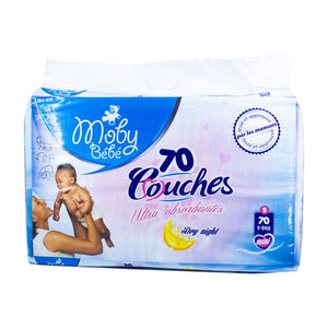 Moby baby ultra-absorbent diapers 3-6kg mini 20 pieces