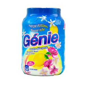 Genie powdered detergent bouquet flower powerful scent rich foam 1.2kg
