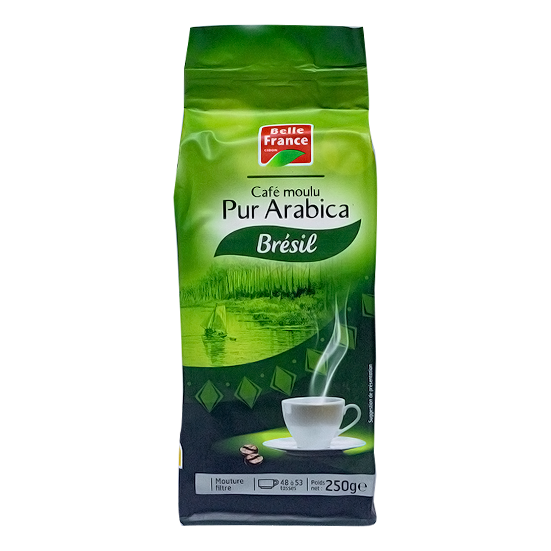 Belle France Ground Coffee Pure Arabica Brazil 250g