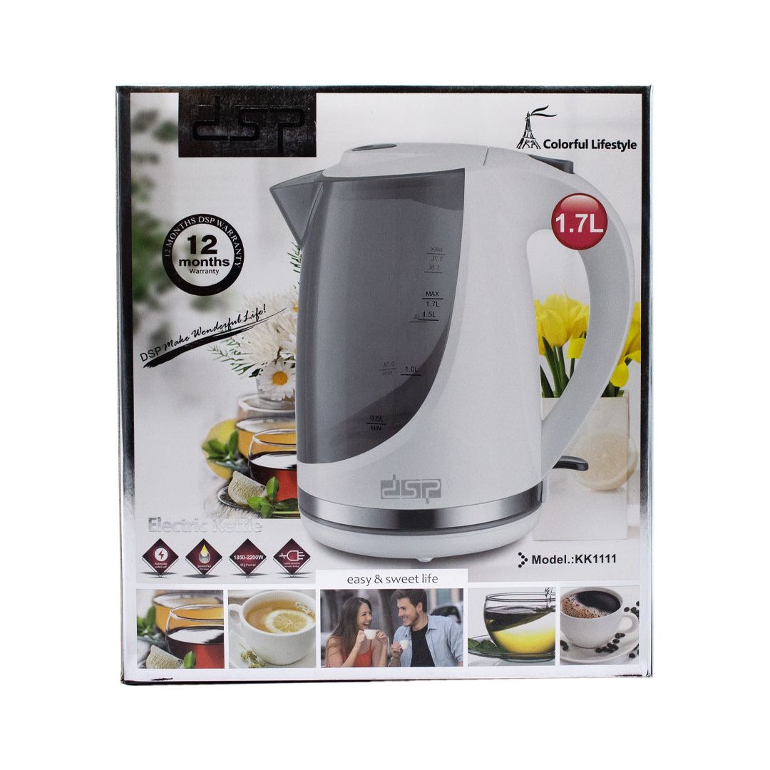 Dsp plastic kettle KK1111 1.7l