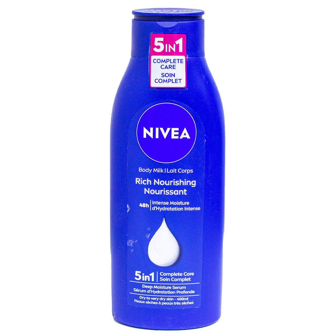 Nivea 5-in-1 intensive nourishing body milk 48h 400ml