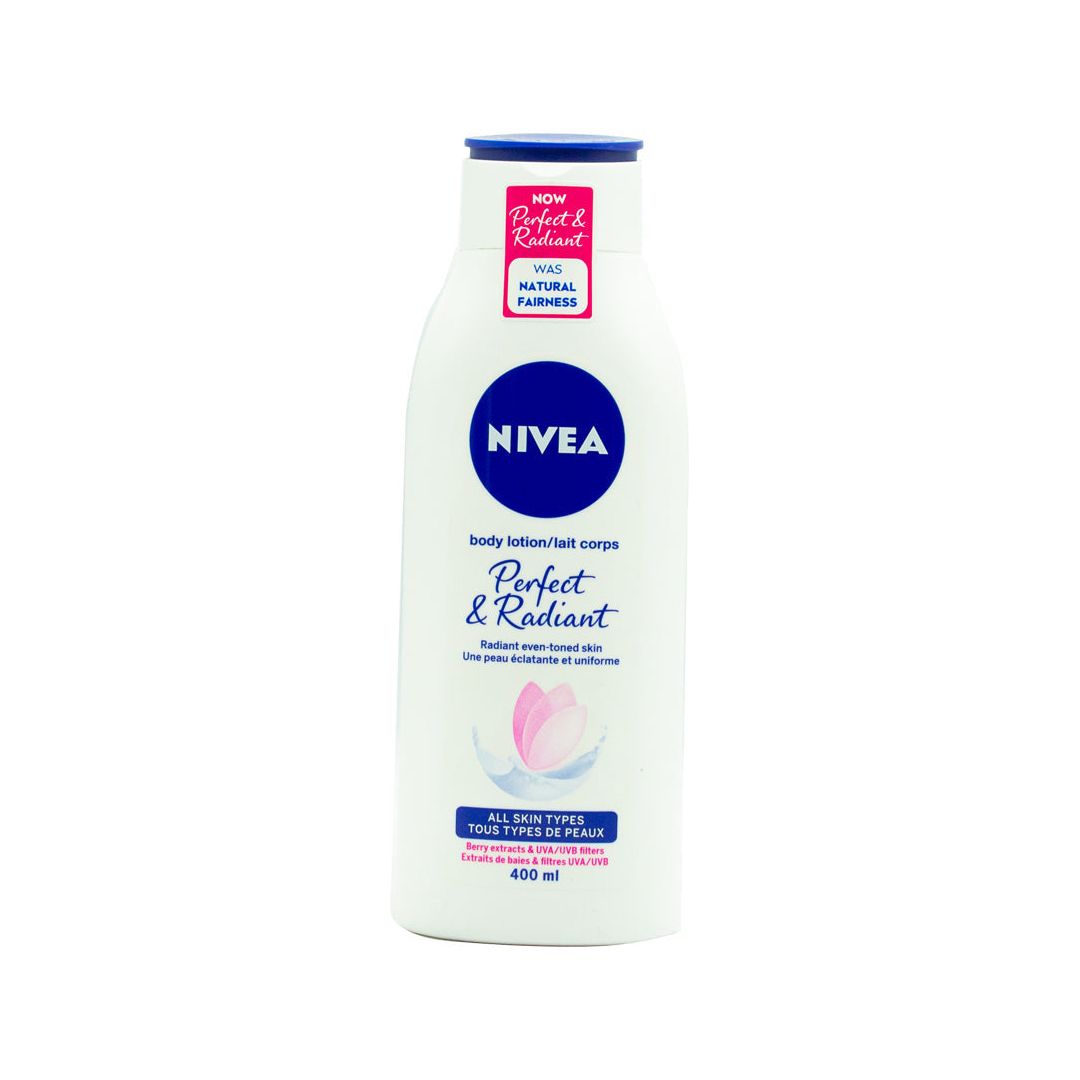 Nivea perfect & radiant lotion for all skin types 400ml
