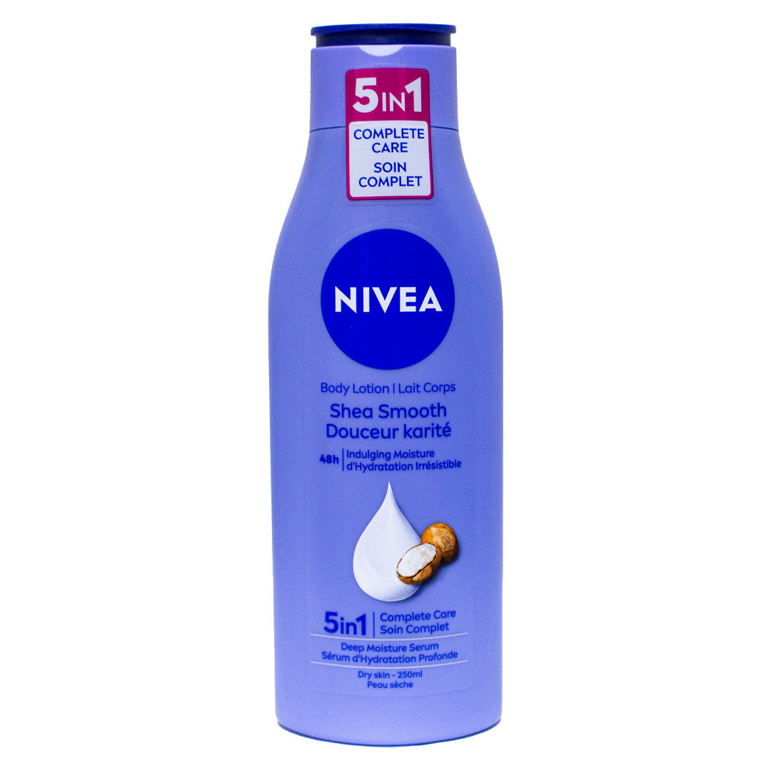 Nivea body lotion, shea butter soft complete care 250ml