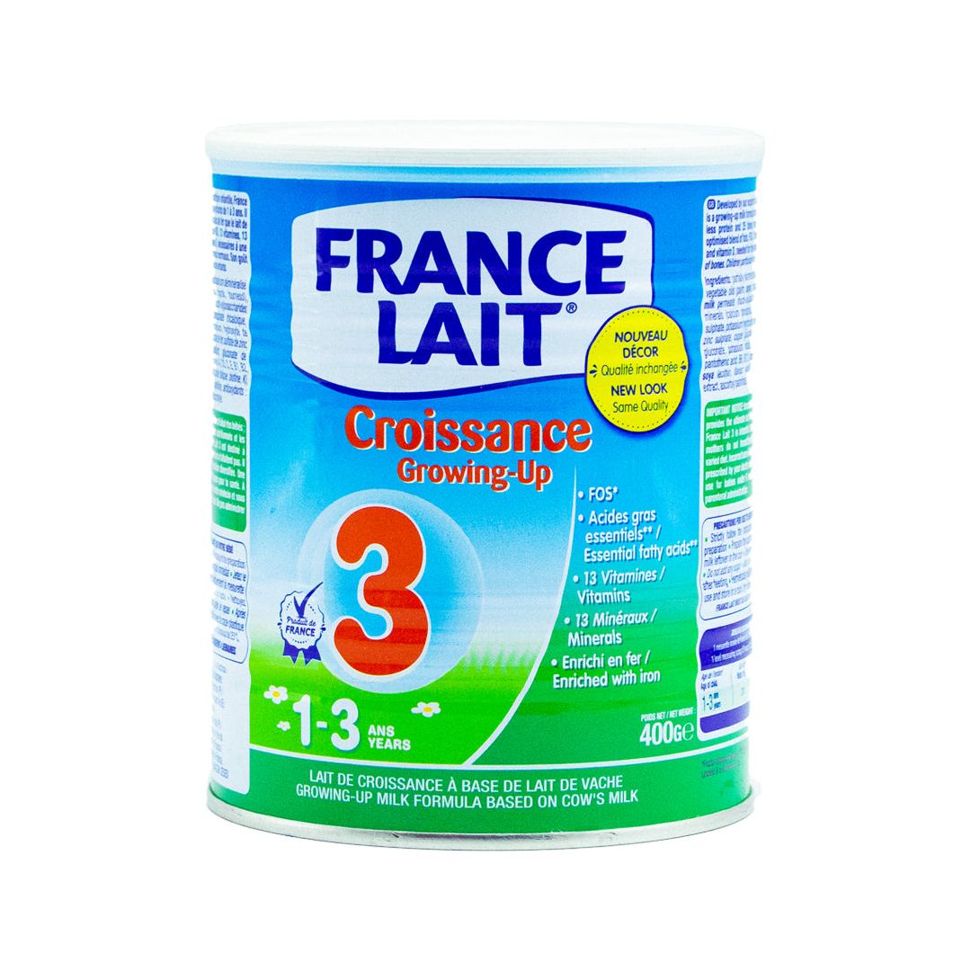 France milk No3 growth from 1 to 3 years 400g