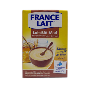 France milk infant cereals milk-honey-wheat 0 to 6 months 250g