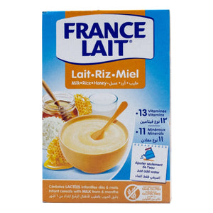 France milk cereal with milk, rice, and honey for children 6 months 250g
