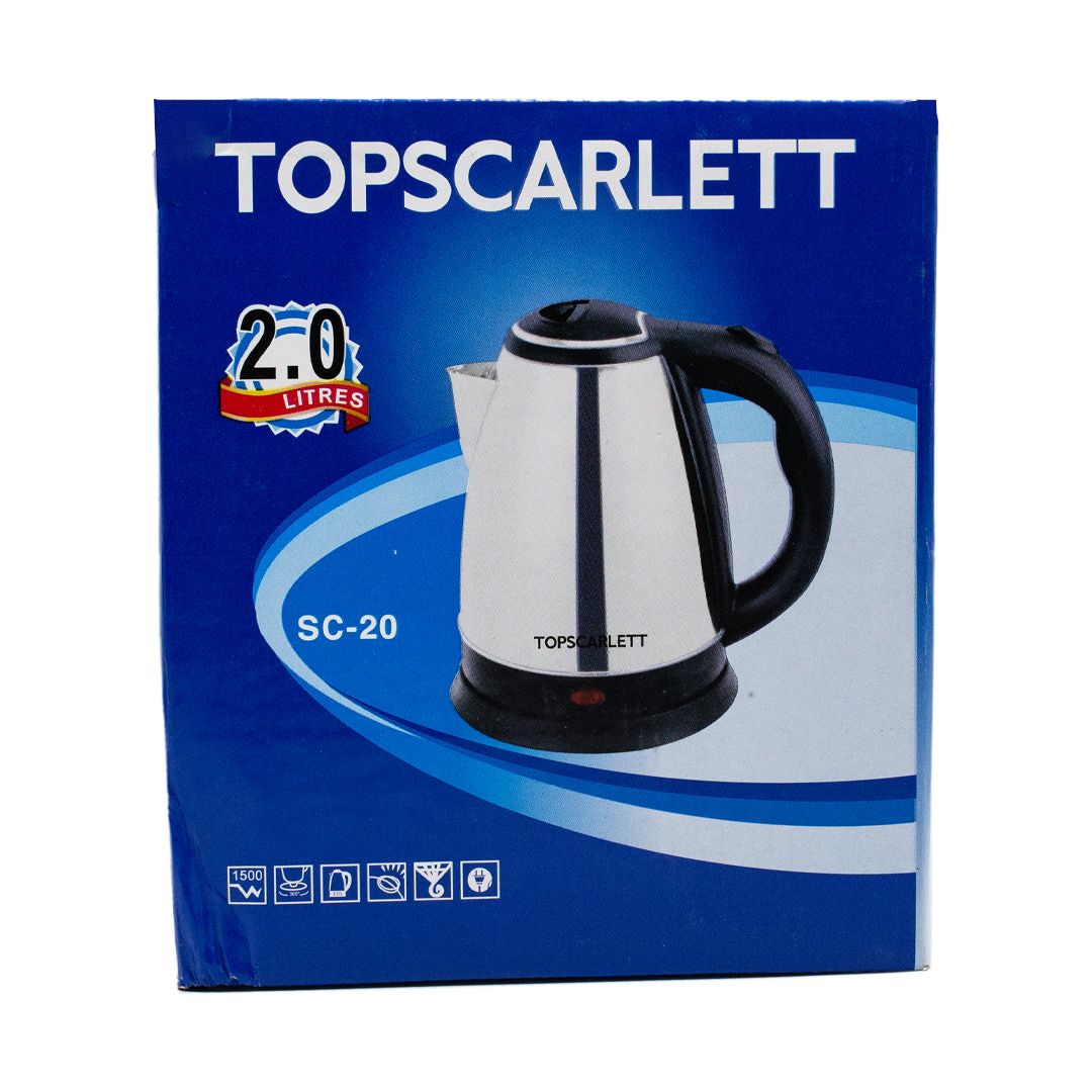 Topscarlet metal kettle 2l