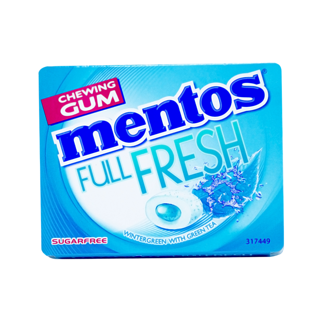 Mentos chewing gum full fresh with green tea sugar-free 8 pieces 14g
