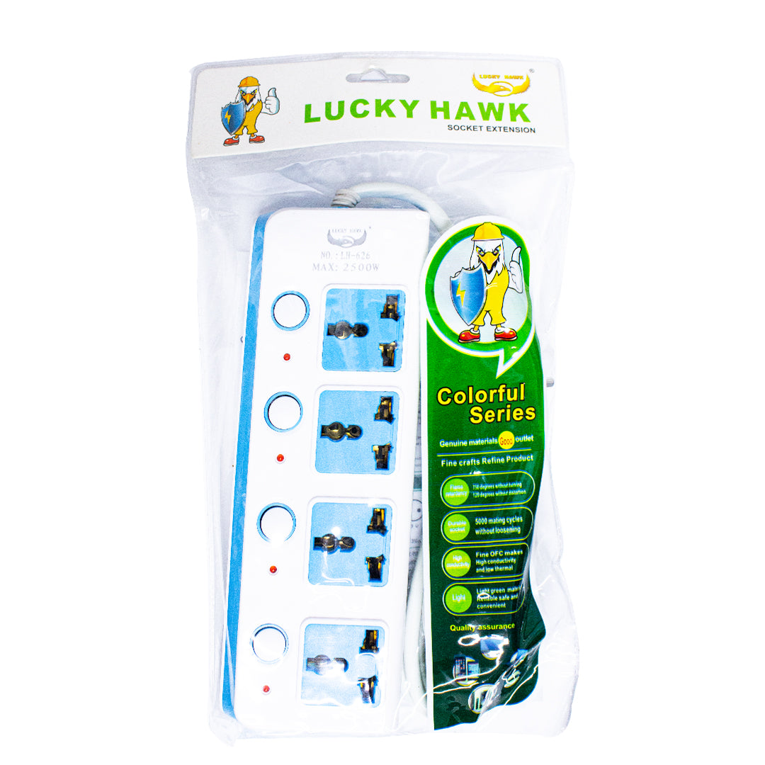 Lucky hawk extension cord 4 outlets