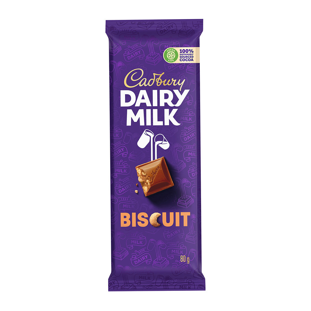 Dairy milk biscuits with cocoa 80g