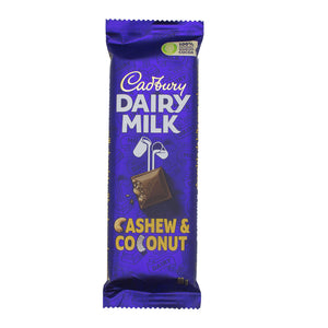 Dairy milk chocolate cashew and coconut 80g