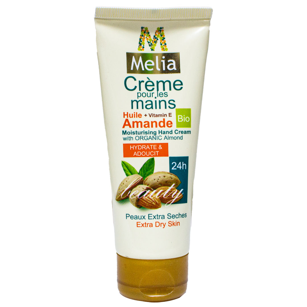 Melia hand cream with organic almond oil 75ml