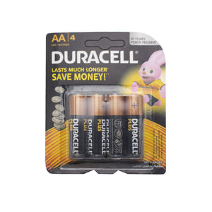 Duracell AA batteries, pencils 4 pieces