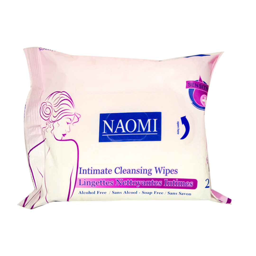 Naomi intimate cleansing wipes 20 pcs