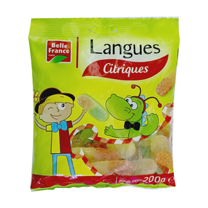 Belle France sour tongues candies 200g