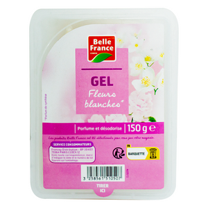 Belle France gel air freshener white flowers 150g