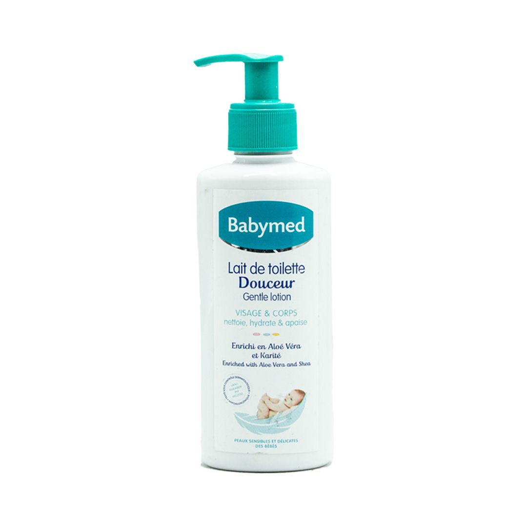 Babymed gentle cleansing milk with aloe vera and shea butter 200ml