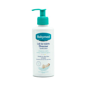 Babymed gentle cleansing milk with aloe vera and shea butter 200ml