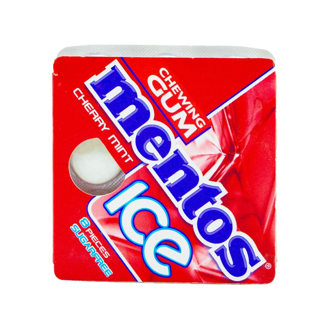 Mentos chewing gum cherry mint 8 pieces 11.4g