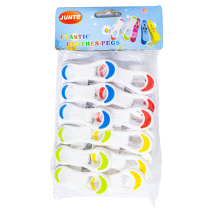 Junte plastic clothespins 12 pieces