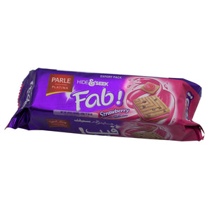 Parle Fab strawberry biscuits 112g