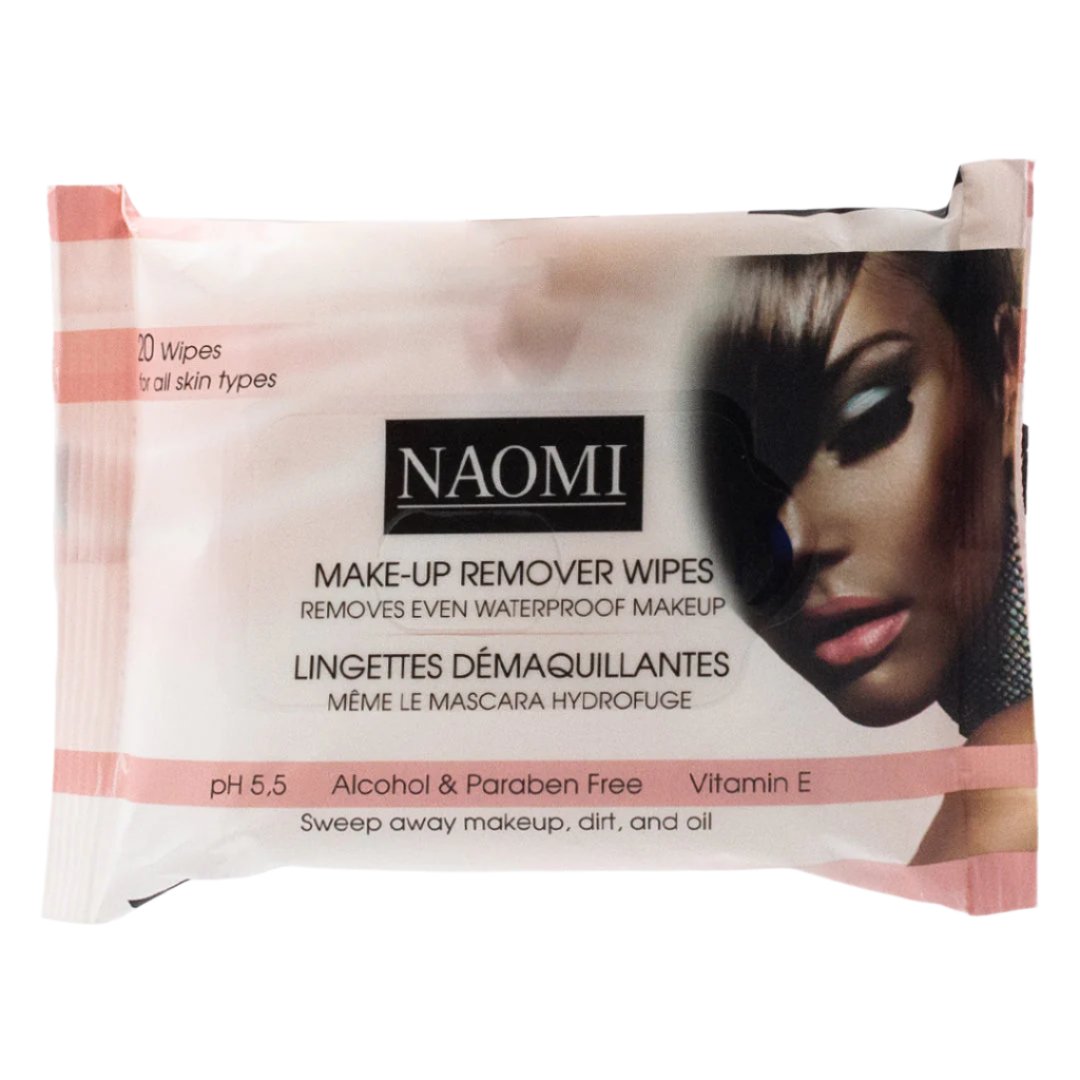 Naomi makeup removal wipes 20 pieces