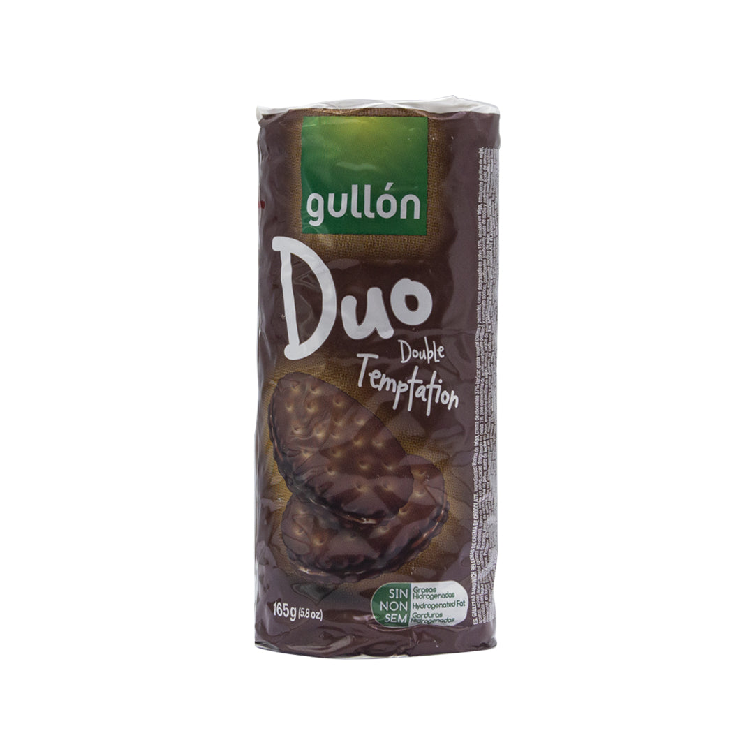 Gullon duo double temptation biscuits 165g