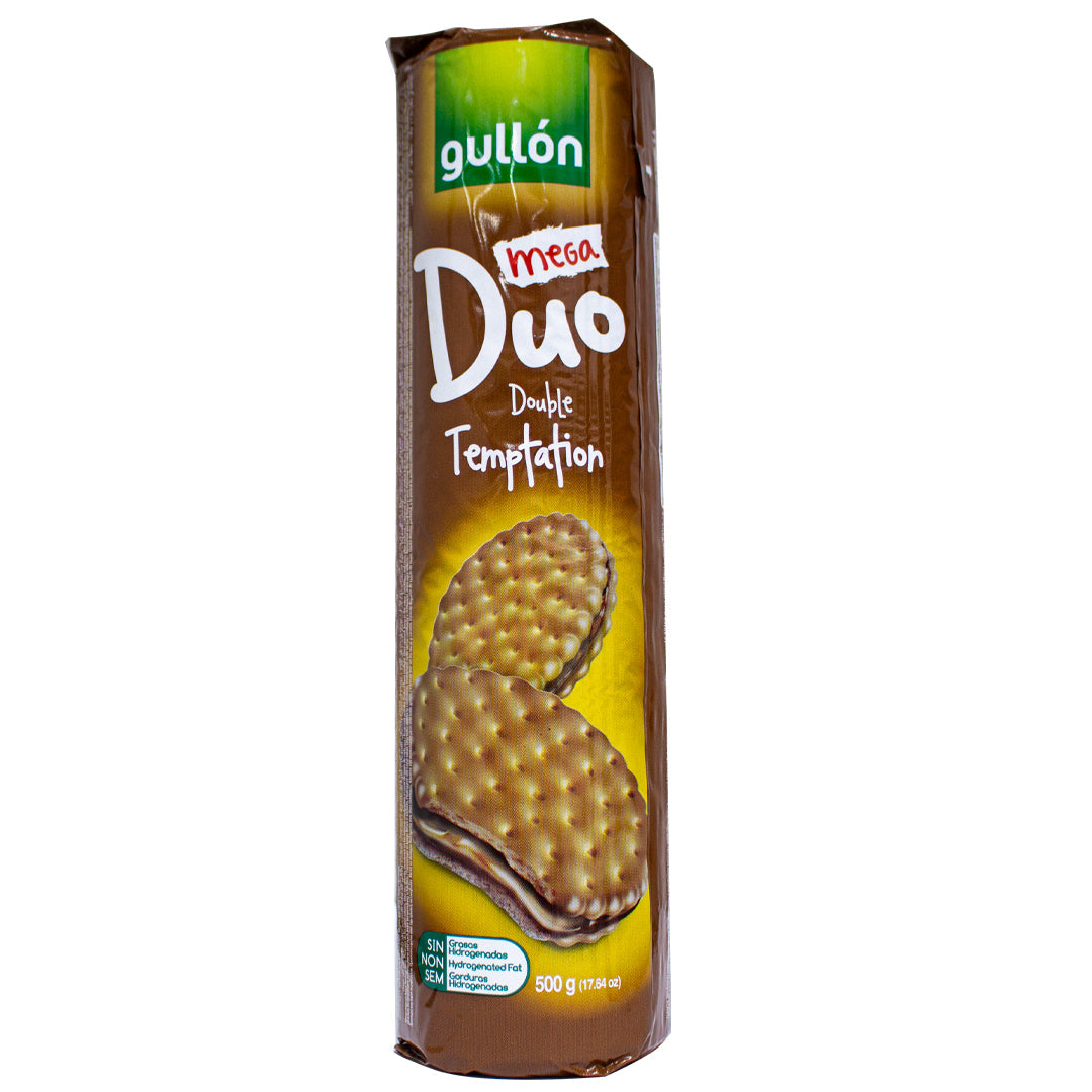 Gullon mega duo double temptation biscuit 500g