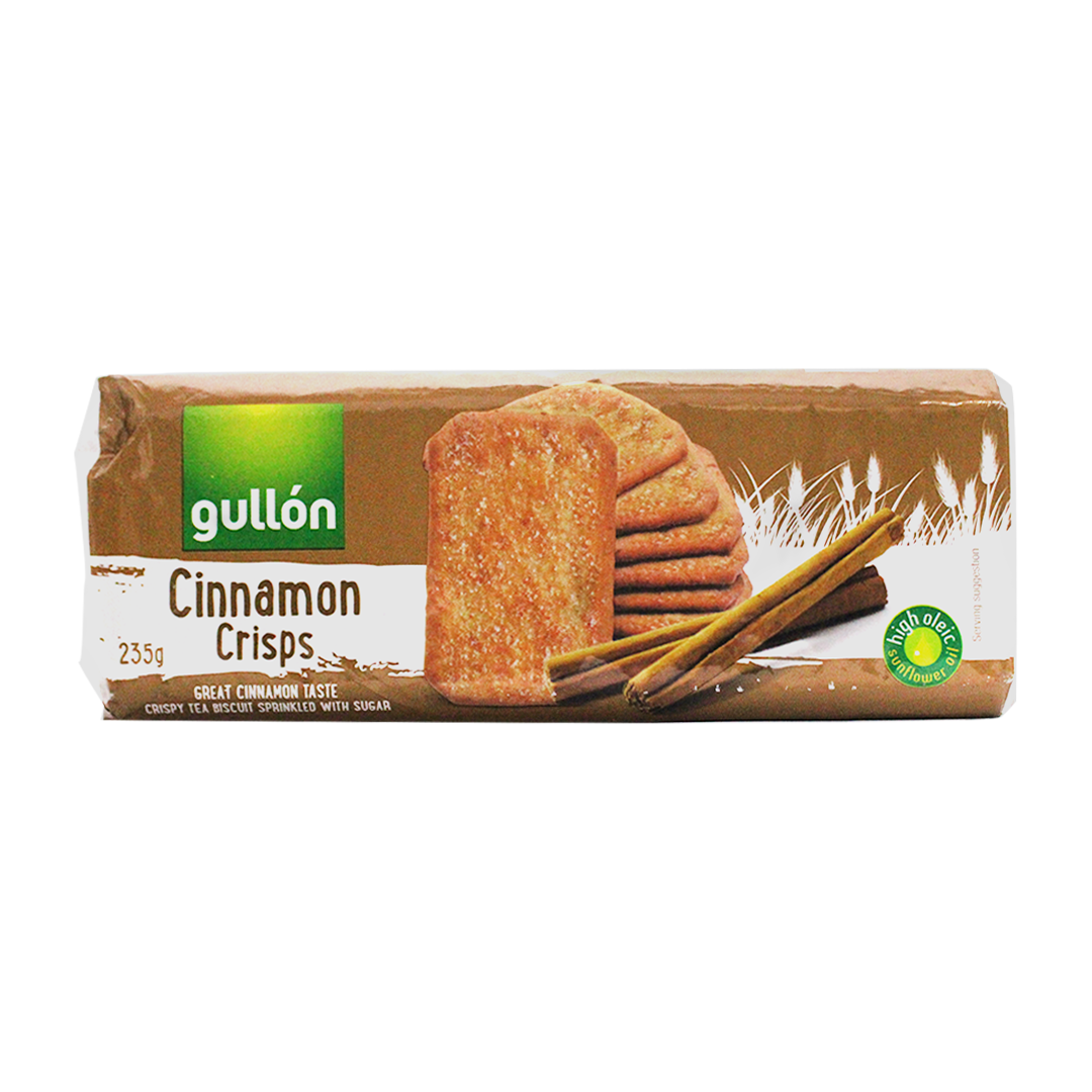 Gullon cinnamon crisps biscuit 235gm