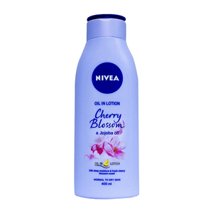 Nivea lotion infused with cherry blossom oil for normal to dry skin 400ml