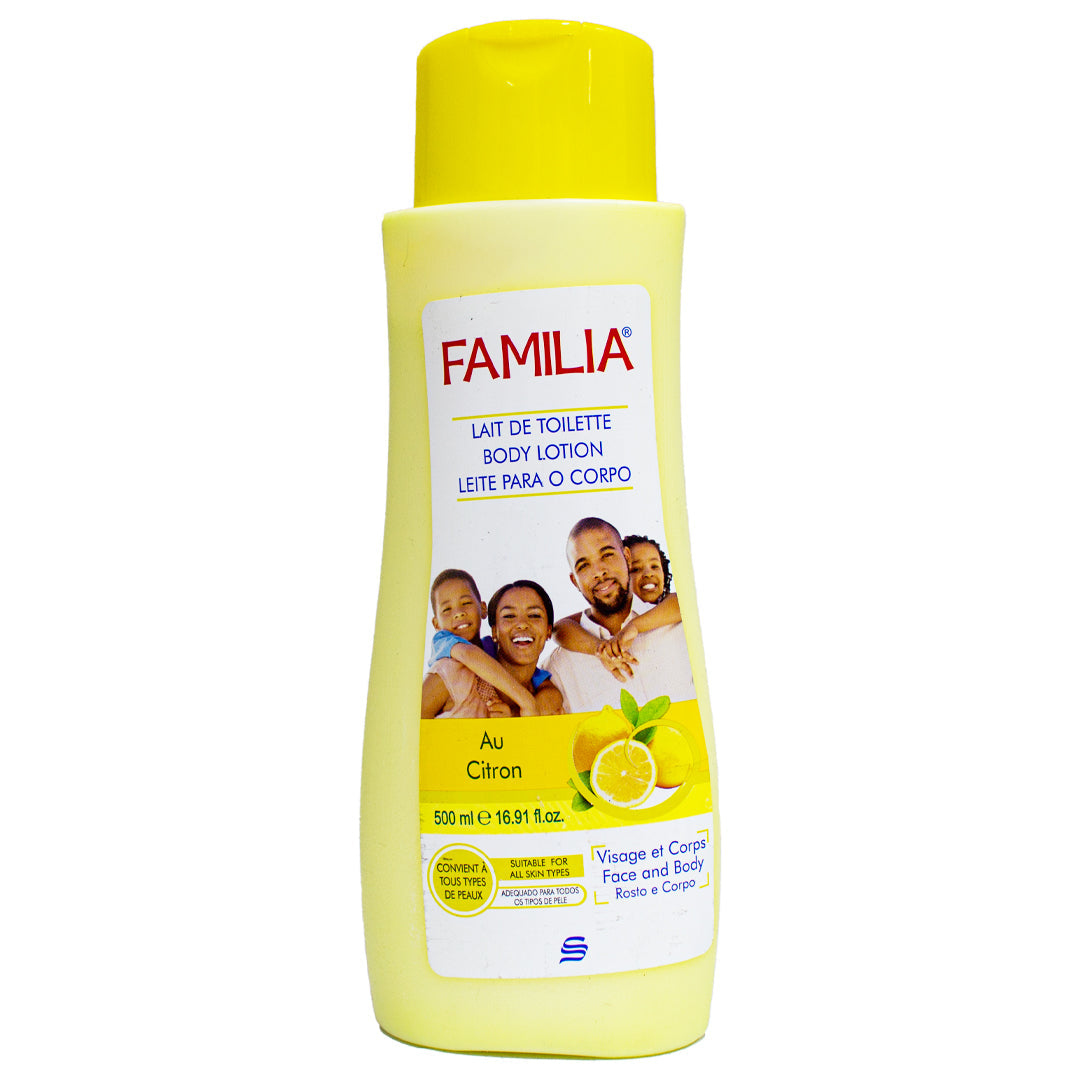 Familia lemon cleansing milk for face and body 500ml