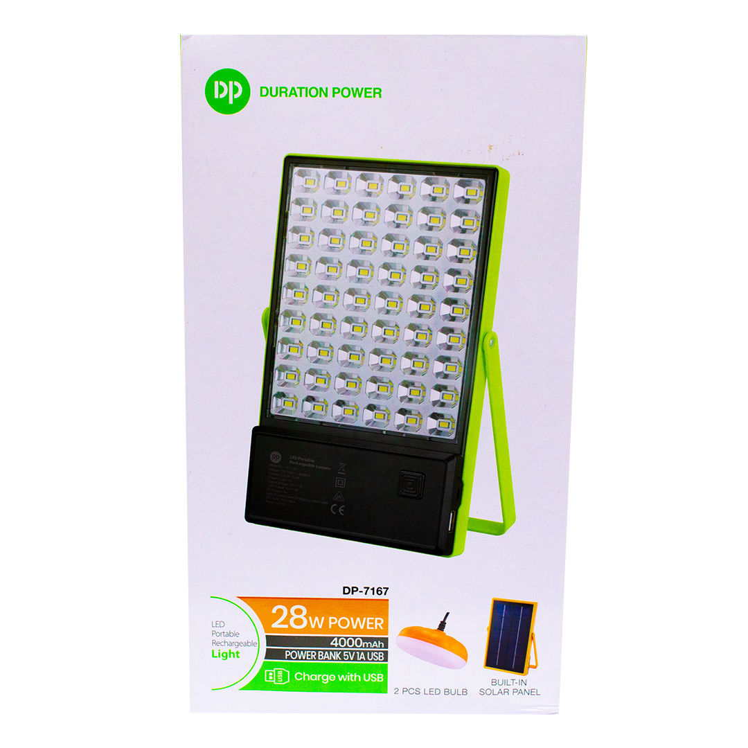 Dp rechargeable portable LED 4000mAh long duration 1 piece