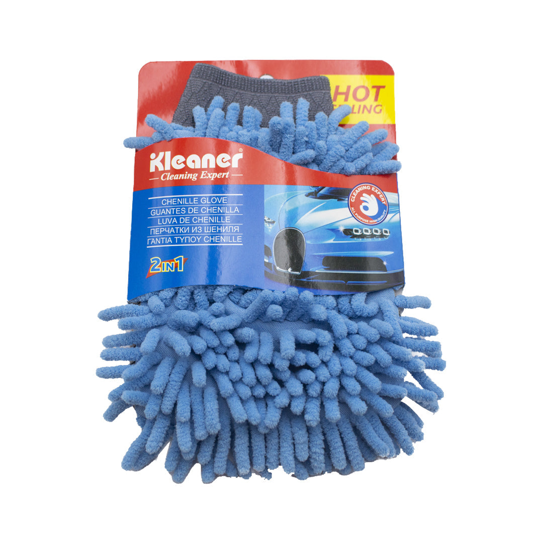 Kleaner chenille glove 2-in-1