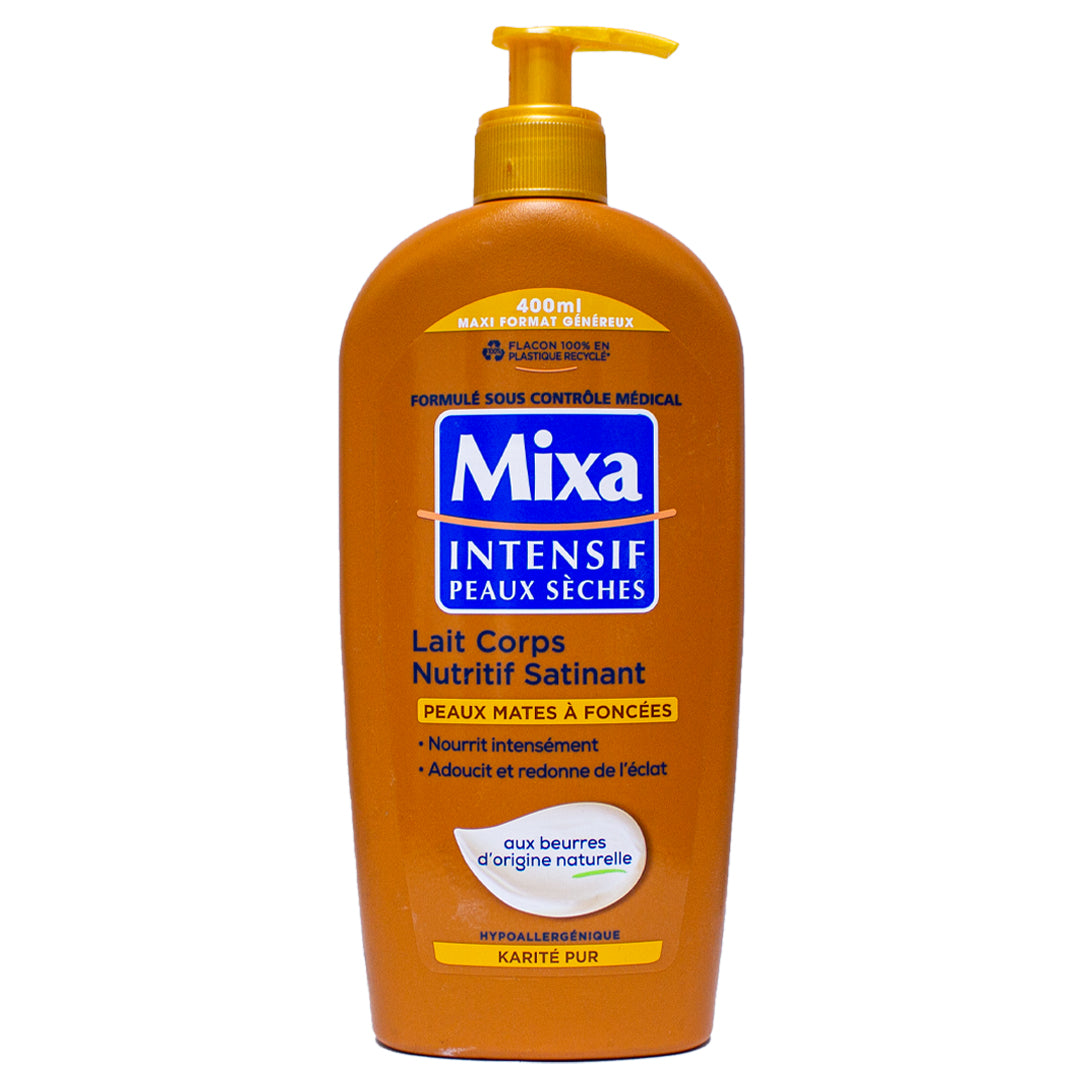 Mixa intensive dry skin nourishing body milk for dark and matte skin 400ml