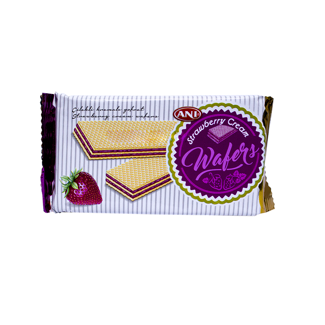 Ani Biscuit Wafers Strawberry Cream 40g