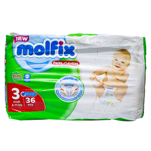 Molfix mini baby diapers 6-11 kg 36 pieces