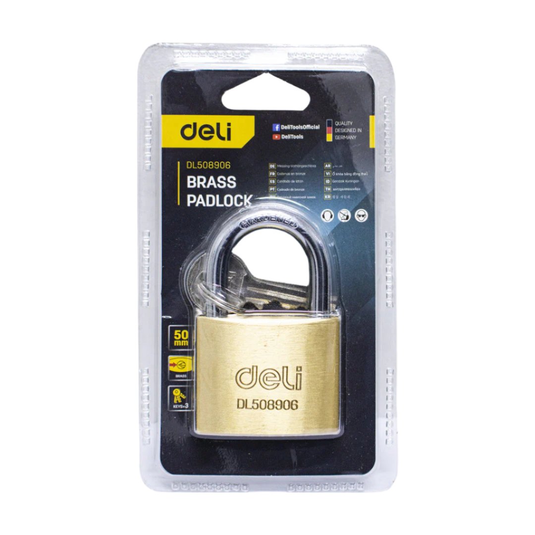 Deli padlock 50mm 1 piece