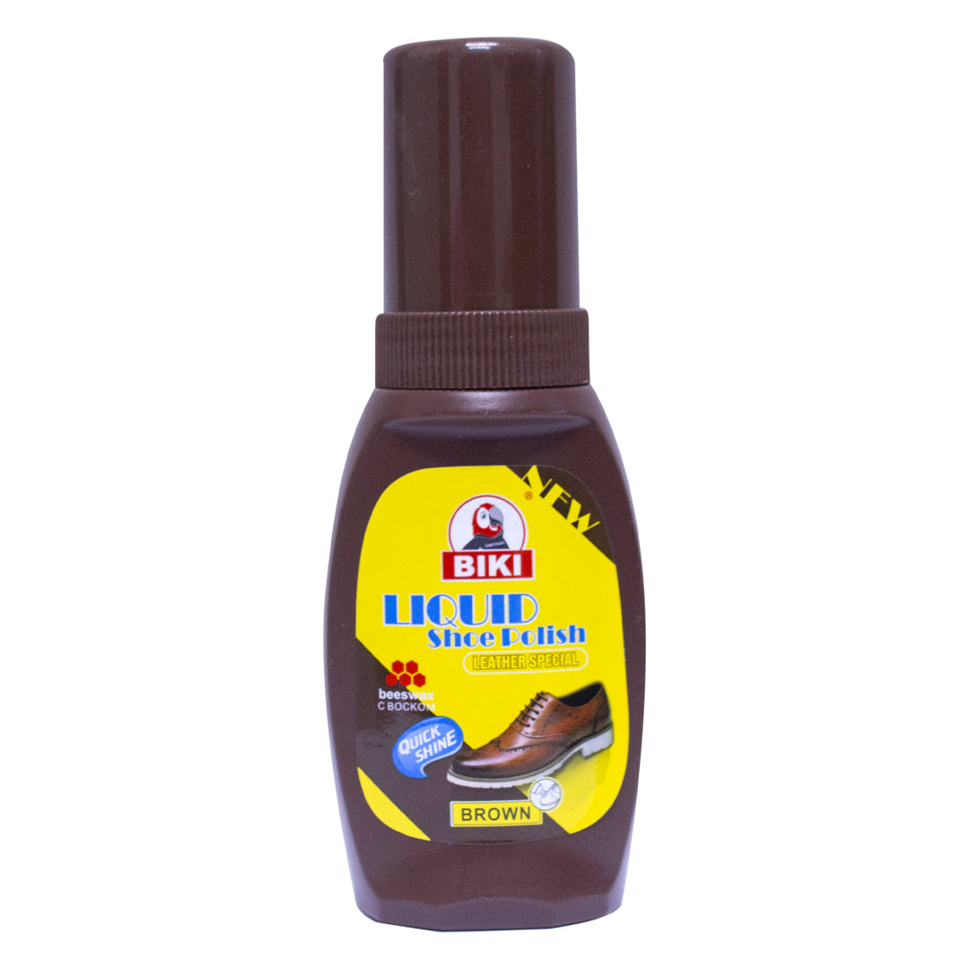 Biki liquid shoe polish for leather special brown 100ml