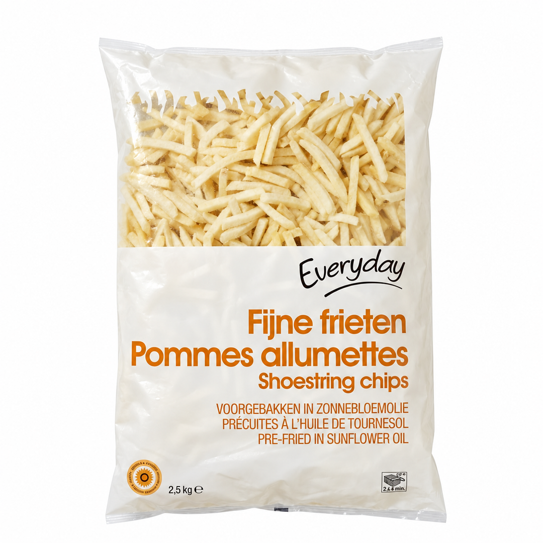 Everyday frozen shoestring fries 2.5kg