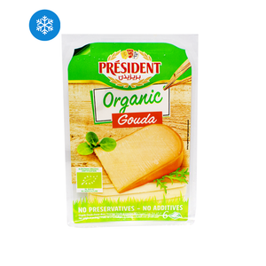 President organic gouda cheese 150gm
