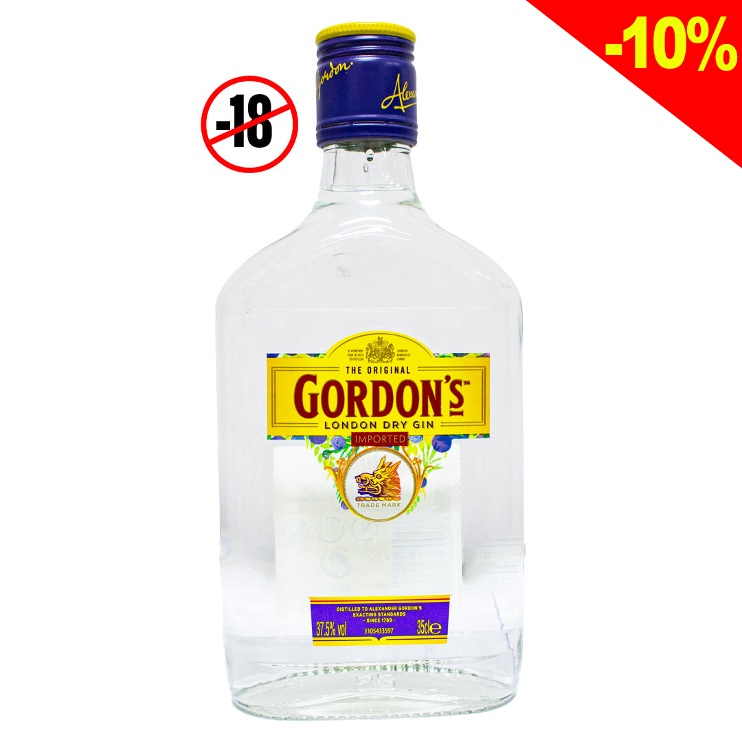 Gordons London dry gin imported 37.5% 350ml