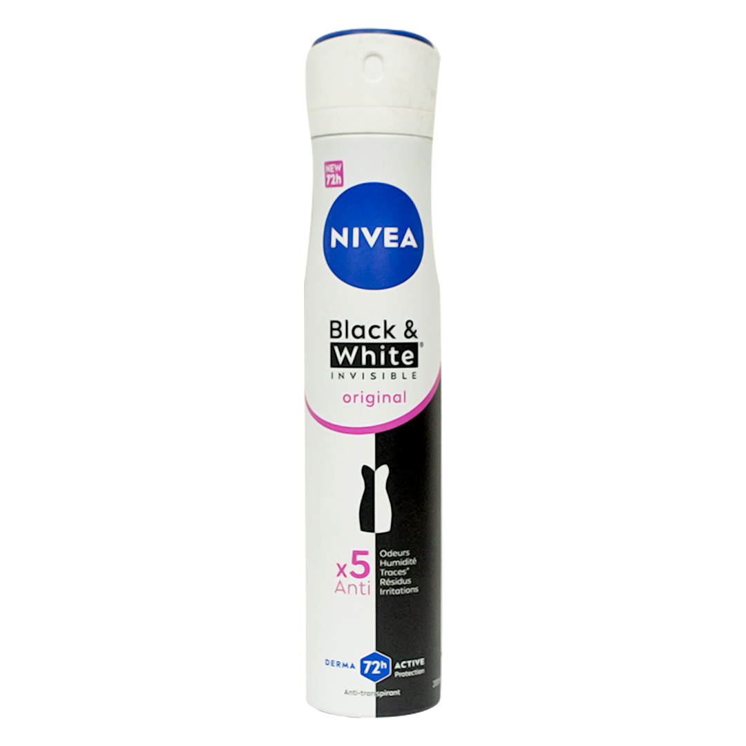Nivea perfume Black & White invisible 72H 50ml