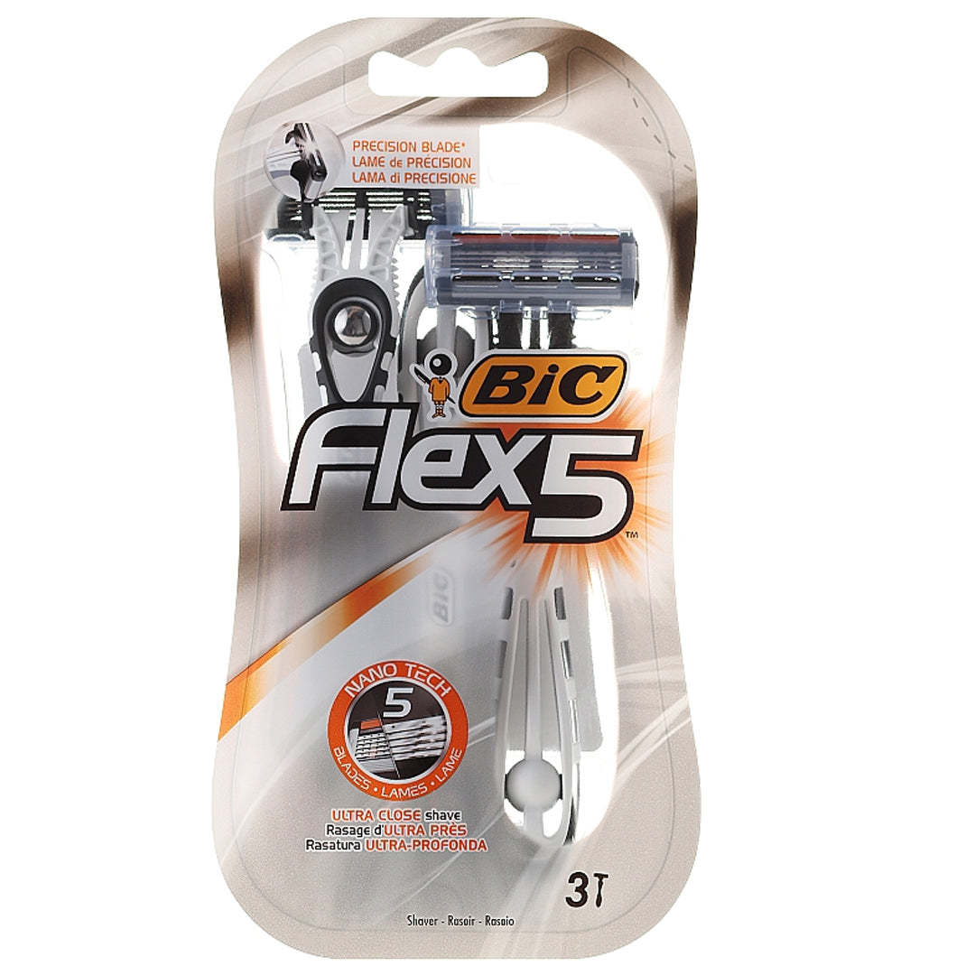 Bic precision flex razors nano tech 5 pieces