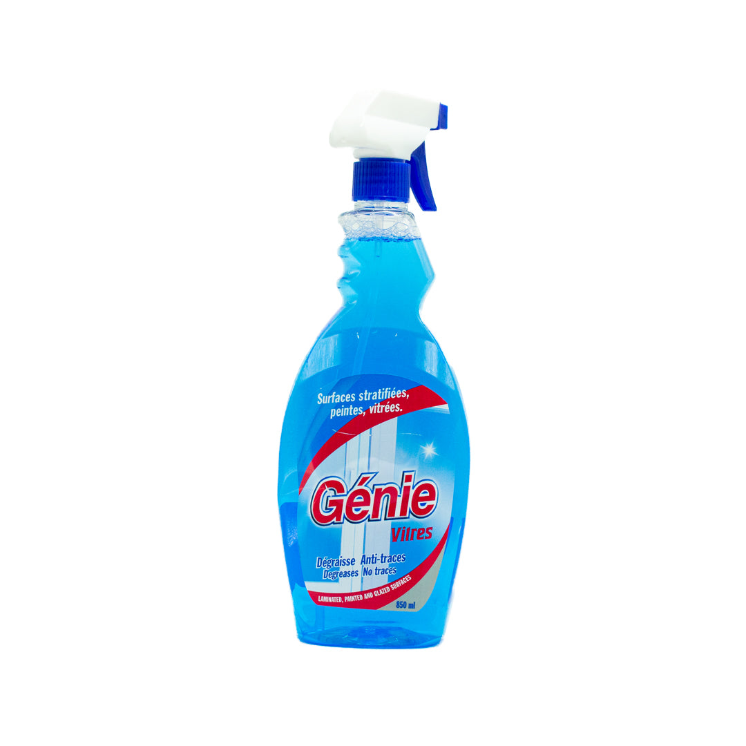Genie glass cleaner and anti-trace 850ml