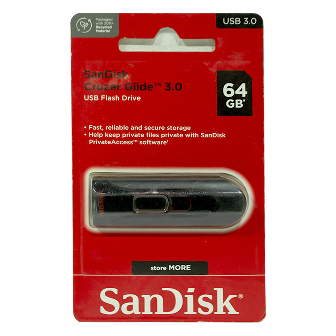 SanDisk USB Flash Drive Cruzer Glide 64GB