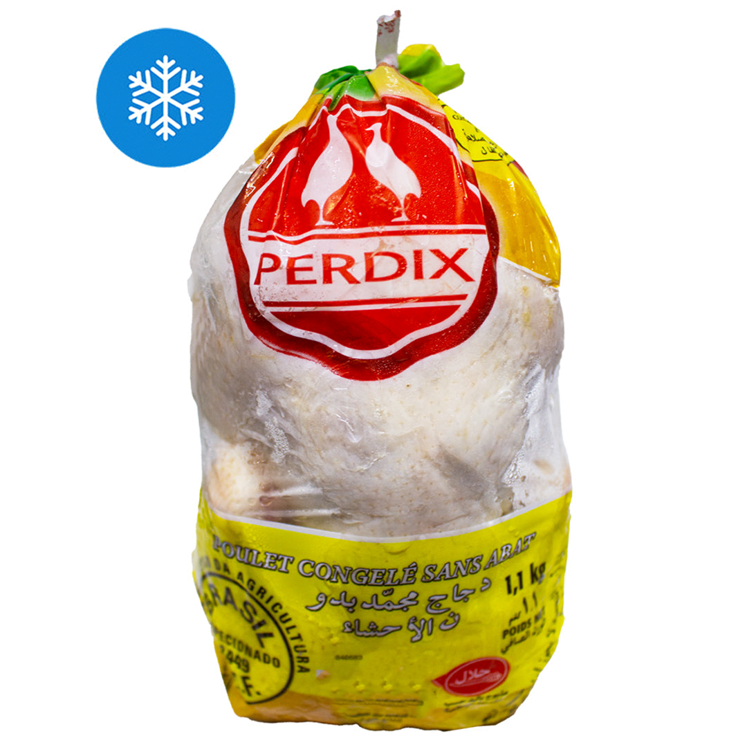 Perdix frozen chicken without giblets 1100g