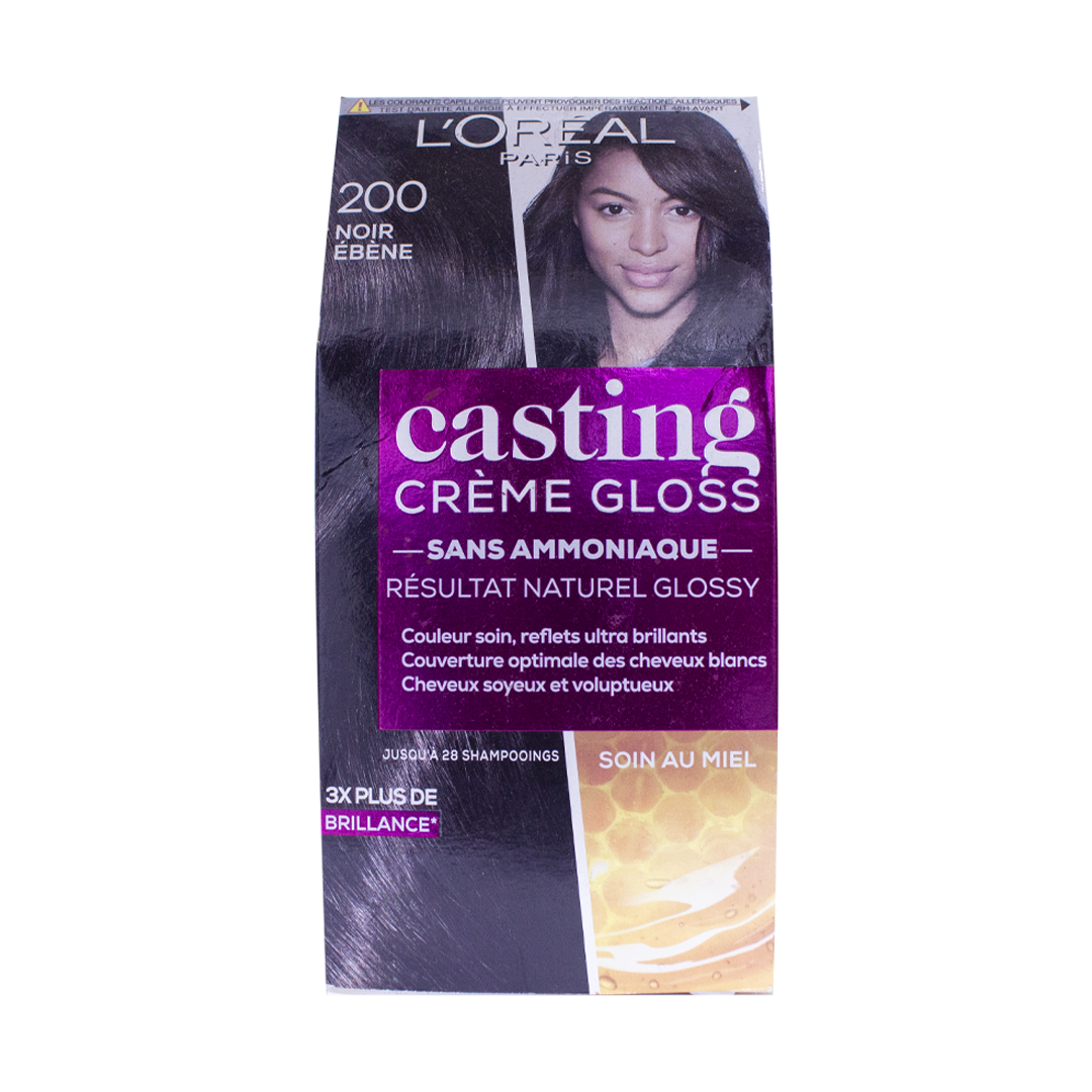 L'Oreal Paris hair dye Casting Crème Gloss black shade 1pc