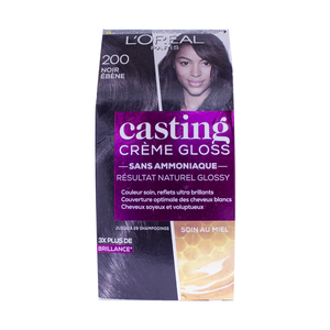 L'Oreal Paris hair dye Casting Crème Gloss black shade 1pc